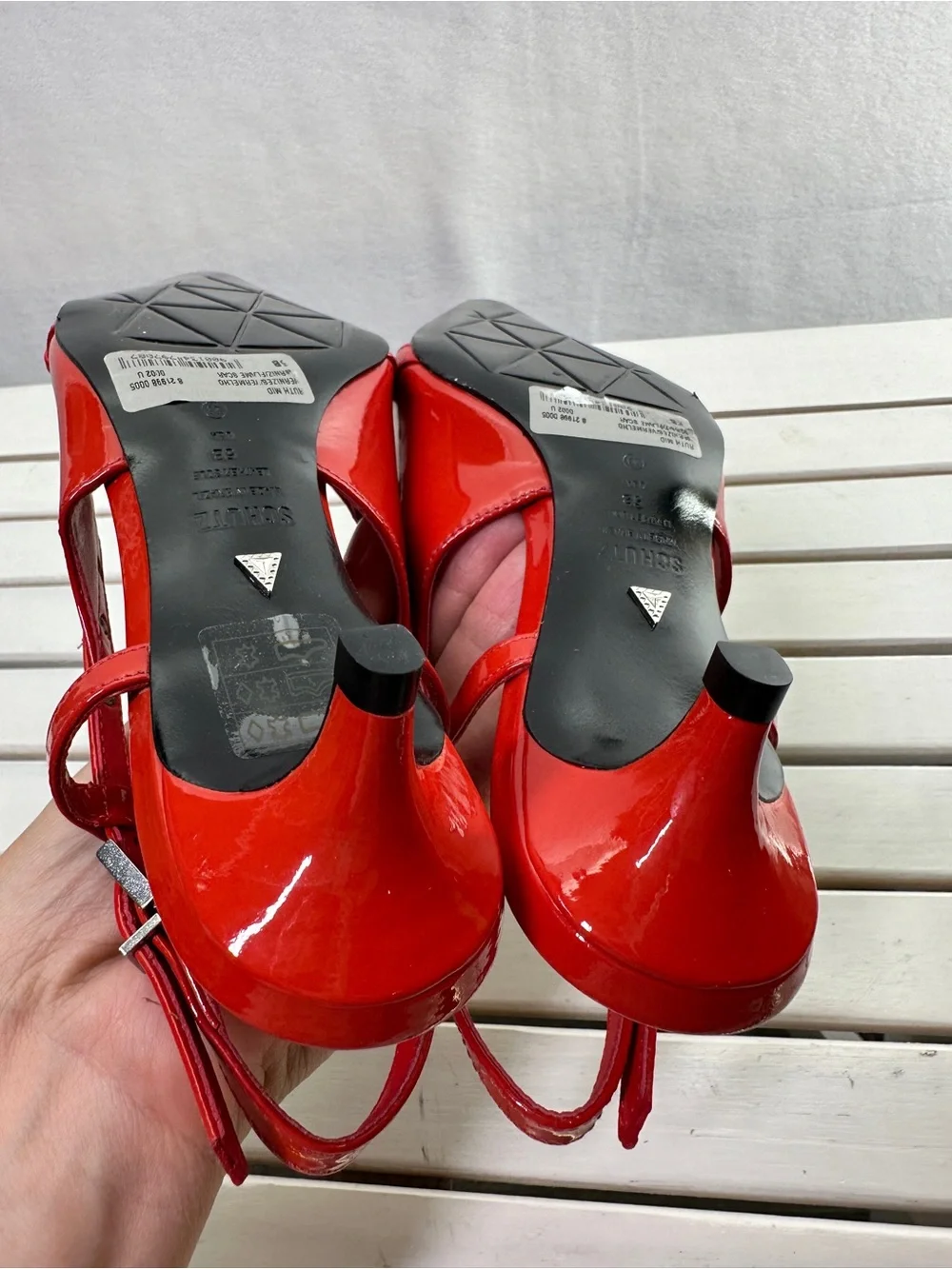 Schutz Ruth Patent Pump, Red - Picture 8 of 9